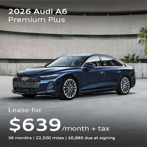 front facing 2026 Audi A6 parked